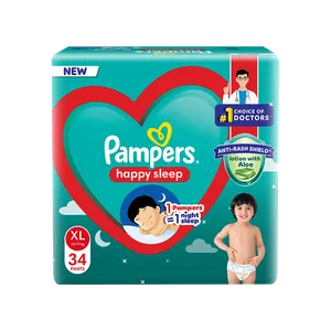 Pampers Happy Sleep Pant Style Baby Diaper - Fresh Diapers & Baby Hygiene delivery in Aurangabad by OZO Mart