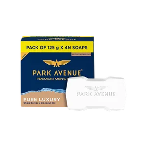 Park Avenue Pure Luxury Men's Soap (Shea Butter + Coconut Oil) - Fresh Skin Care delivery in Aurangabad by OZO Mart