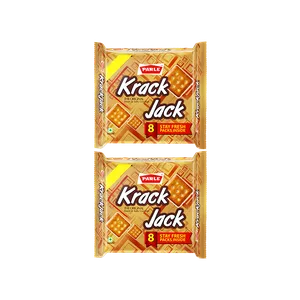 Parle Krackjack Original Sweet & Salty Biscuits - Pack of 2 - Fresh Biscuits & Cookies delivery in Aurangabad by OZO Mart