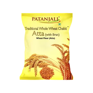 Patanjali Traditional Whole Wheat Chakki Atta (with Bran) - Fresh Flour & Grains delivery in Aurangabad by OZO Mart