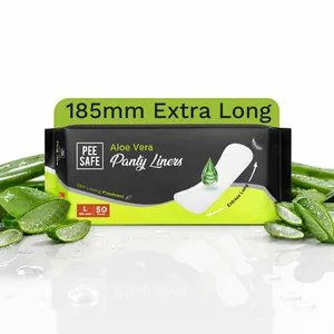 Pee Safe Daily Aloe Vera Panty Liners (L, 50 pcs) - Fresh Feminine Hygiene delivery in Aurangabad by OZO Mart