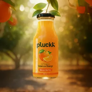 Pluckk Valencia Orange Cold Pressed Juice by Pluckk - Fresh Juices & Sharbat delivery in Aurangabad by OZO Mart