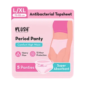 Plush Comfort High Waist Disposable Period Panty (L-XL) - Fresh Feminine Hygiene delivery in Aurangabad by OZO Mart