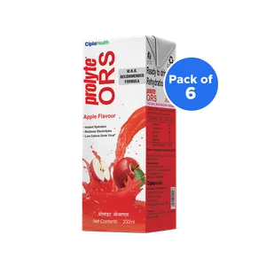 Prolyte Apple Liquid ORS - Pack of 6 - Fresh Health & Protein Drinks delivery in Aurangabad by OZO Mart