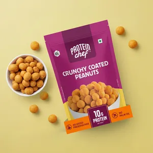 Protein Chef Baked Coated Peanuts (Masala Roasted Healthy Snacks) - Fresh Roasted & Dry Snacks delivery in Aurangabad by OZO Mart
