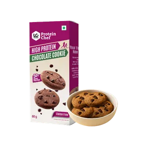 Protein Chef High Protein Oats Chocolate Chip Cookies Gluten Free - Fresh Biscuits & Cookies delivery in Aurangabad by OZO Mart