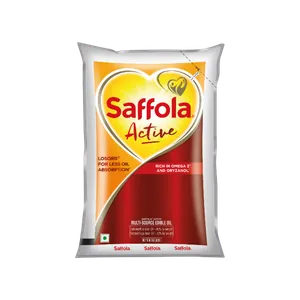 Saffola Active Rice Bran & Soyabean Blended Cooking Oil - Fresh Flour & Grains delivery in Aurangabad by OZO Mart