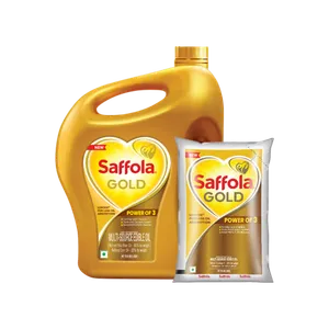 Saffola Gold Corn & Rice Bran Blended Cooking Oil - Free 1 l Pouch - Fresh Flour & Grains delivery in Aurangabad by OZO Mart