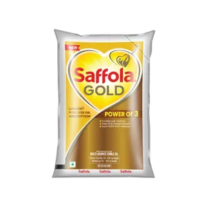 Saffola Gold Corn & Rice Bran Refined Blended Cooking Oil (1 ltr) - Fresh Flour & Grains delivery in Aurangabad by OZO Mart