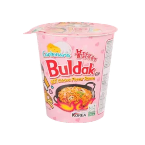 Samyang Buldak Carbonara Hot Chicken Ramen Cup Noodles - Fresh Noodles & Pasta delivery in Aurangabad by OZO Mart