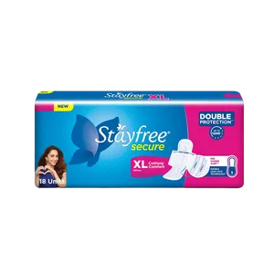 Stayfree Secure Cottony Soft Sanitary Pads (Extra Large Wings) - Fresh Feminine Hygiene delivery in Aurangabad by OZO Mart