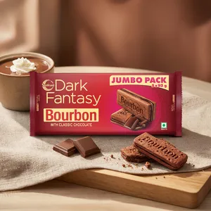 Sunfeast Dark Fantasy Bourbon Biscuits - Fresh Biscuits & Cookies delivery in Aurangabad by OZO Mart