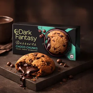 Sunfeast Dark Fantasy Desserts Choco Chunks Cookies - Fresh Biscuits & Cookies delivery in Aurangabad by OZO Mart