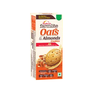 Sunfeast Farmlite Oats & Almonds Cookies - Fresh Biscuits & Cookies delivery in Aurangabad by OZO Mart