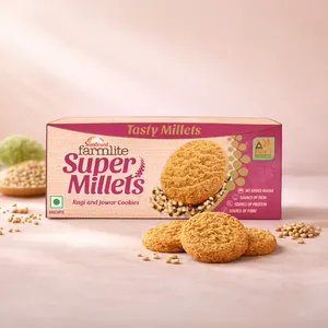 Sunfeast Farmlite Super Millets Ragi and Jowar Cookies - Fresh Biscuits & Cookies delivery in Aurangabad by OZO Mart