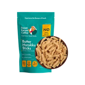 Sweet Karam Coffee Butter Murukku Namkeen - Fresh Indian Namkeen delivery in Aurangabad by OZO Mart