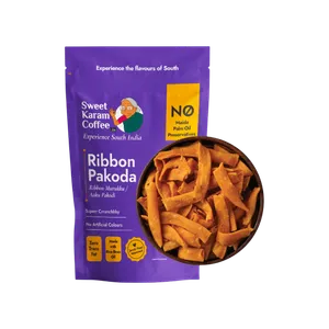 Sweet Karam Coffee Ribbon Pakoda / Murukku Namkeen - No Palm Oil - Fresh Indian Namkeen delivery in Aurangabad by OZO Mart