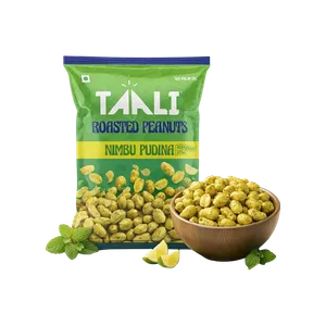Taali Roasted Nimbu Pudina Peanuts (Bharuchi Nuts) - Fresh Roasted & Dry Snacks delivery in Aurangabad by OZO Mart