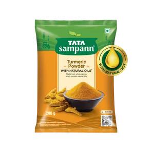 Tata Sampann Turmeric Powder with Natural Oils (Haldi) - Fresh Powdered Spices delivery in Aurangabad by OZO Mart