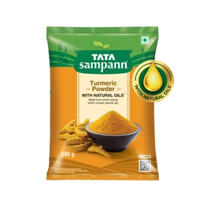 Tata Sampann Turmeric Powder with Natural Oils (Haldi) - Fresh Powdered Spices delivery in Aurangabad by OZO Mart