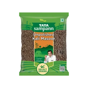 Tata Sampann Unpolished Black Masoor Dal - Fresh Split Lentils (Dal) delivery in Aurangabad by OZO Mart