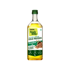 Tata Simply Better 100% Pure Cold Pressed Groundnut Oil / Peanut Oil - Fresh Cooking Oils delivery in Aurangabad by OZO Mart