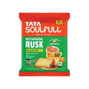 Tata Soulfull Elaichi No Maida Rusk - Fresh Buns & Rusks delivery in Aurangabad by OZO Mart