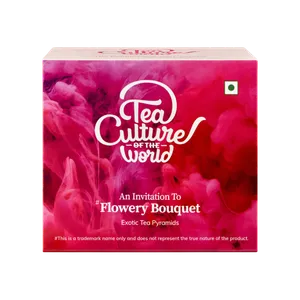 Tea Culture of the World Flowery Bouquet Tea Bags - Fresh Tea delivery in Aurangabad by OZO Mart