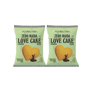 The Baker's Dozen Vanilla Love Choco Filled Muffin (Zero Maida) - Pack of 2 - Fresh Cakes & Pastries delivery in Aurangabad by OZO Mart