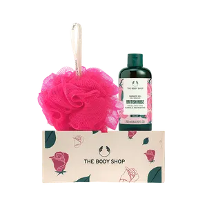 The Body Shop Blooming British Rose Shower Gel Gift Set - Fresh Skin Care delivery in Aurangabad by OZO Mart