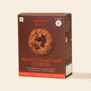 The Cinnamon Kitchen Berry, Cacao, Oat Cookies - Fresh Biscuits & Cookies delivery in Aurangabad by OZO Mart