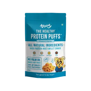 Troovy High Protein Cheese & Herbs Puffs - Fresh Baby Snacks delivery in Aurangabad by OZO Mart