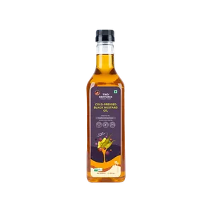 Two Brothers Black Cold Pressed Mustard Oil - Fresh Cooking Oils delivery in Aurangabad by OZO Mart