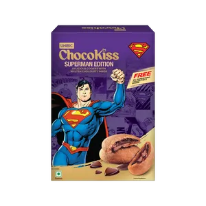 Unibic Choco Kiss Superman Edition Center Filled Biscuits - Fresh Biscuits & Cookies delivery in Aurangabad by OZO Mart