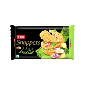 Unibic Snappers Potato Crackers Cream n Onion - Fresh Biscuits & Cookies delivery in Aurangabad by OZO Mart