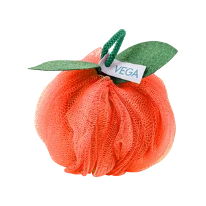 Vega Orange Shaped Bath Sponge Loofah (Orange) - Fresh Skin Care delivery in Aurangabad by OZO Mart