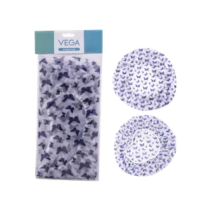 Vega Reusable Waterproof Bathroom Shower Cap (White) - Fresh Skin Care delivery in Aurangabad by OZO Mart