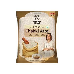 Vikram Mills Fresh Chakki Atta - Fresh Flour & Grains delivery in Aurangabad by OZO Mart