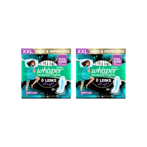 Whisper Ultra Bindazzz Nights Sanitary Pads - Pack of 2 - Fresh Feminine Hygiene delivery in Aurangabad by OZO Mart