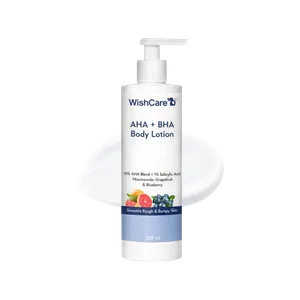 WishCare AHA + BHA Body Lotion - Fresh Skin Care delivery in Aurangabad by OZO Mart