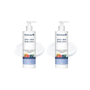 WishCare AHA + BHA Body Lotion - Pack of 2 - Fresh Skin Care delivery in Aurangabad by OZO Mart